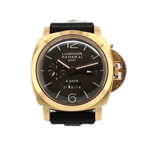 panerai watch gold|panerai 18k gold.